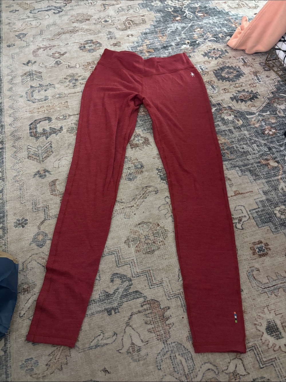 Smartwool Women's Maroon Merino Wool Leggings